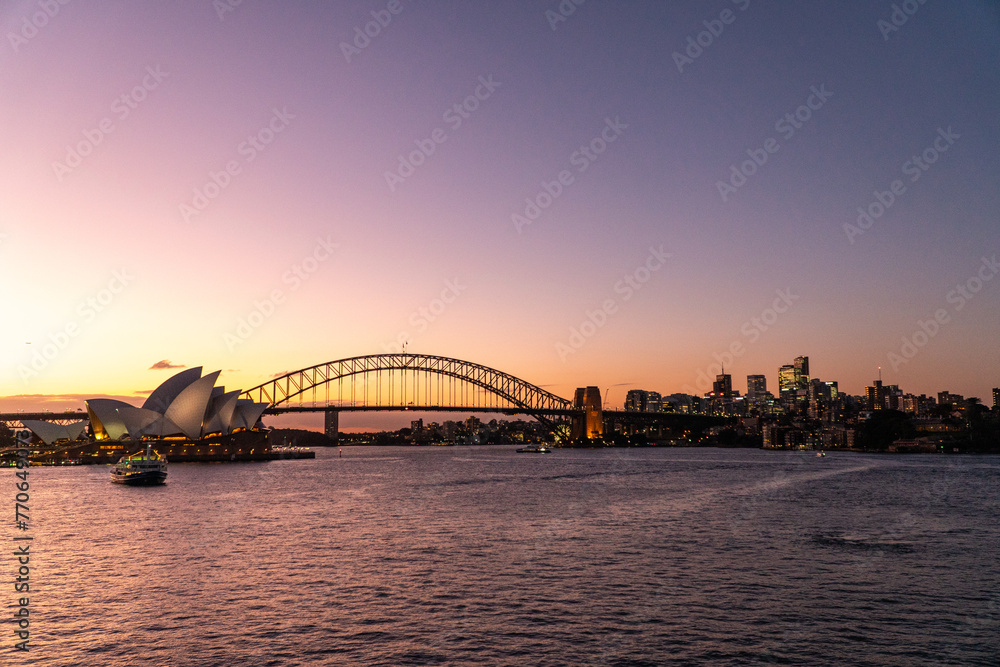 Sydney Skyline during sunset, Australia