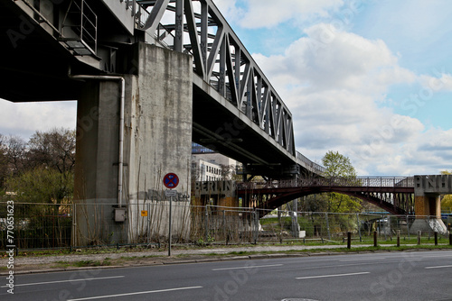 Railway Bridge at Berlin Gleisdreieck photo