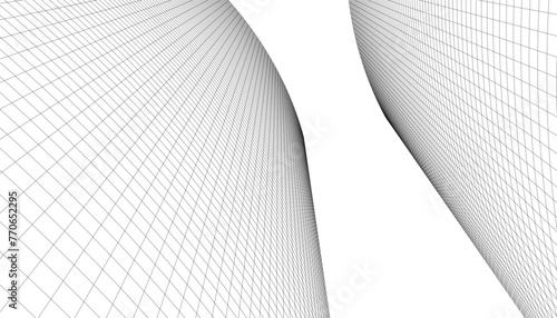 architecture building vector 3d illustration