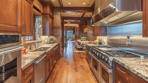 modern kitchen interior