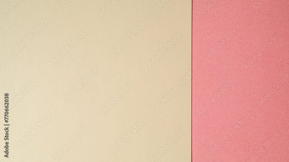 Background made of several layers of paper in pastel colors. Pastel colored papers in abstract geometric pattern, top view.