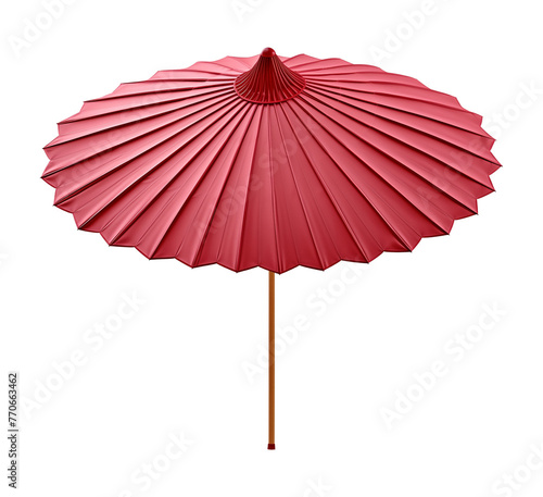 Cocktail umbrella or Paper Parasol Isolated on Transparent Background 