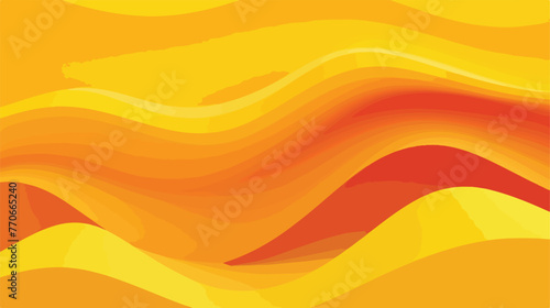 Gradient paper layers 3D papercut on yellow vector