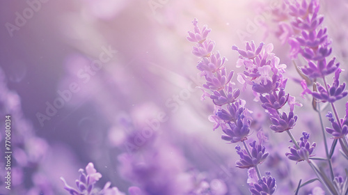 Light lavender background for a soothing and tranquil product ambiance.