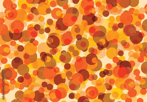 Autumn vector wallpaper. Colorful lenses. Festive hand drawn illustration backdrop IV.