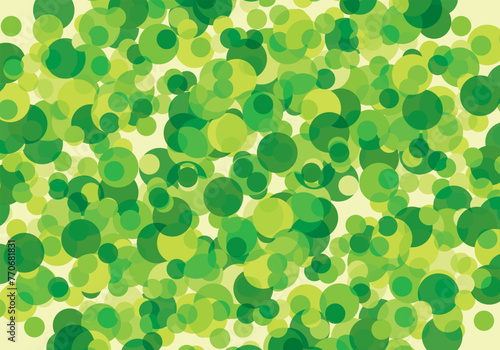 Fresh green spring vector wallpaper. Colorful shades lenses. Festive hand drawn illustration backdrop II.