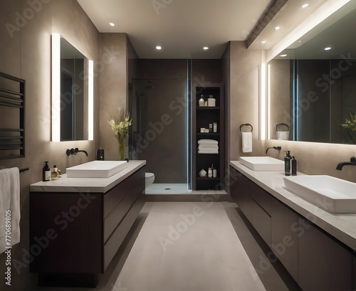 The_bathtub_bathroom projects great illuminated  luxury