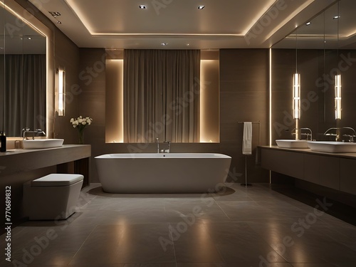 Default_Luxurious bathing room Large luxury bathing room with