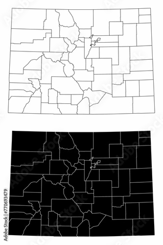 Colorado administrative maps