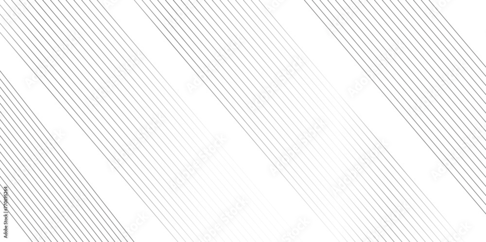 Trendy gray line abstract pattern high resolution illustration vector. Abstract background wave circle lines. elegant white striped. architecture geometric design. Thin dark lines on white  background - obrazy, fototapety, plakaty 