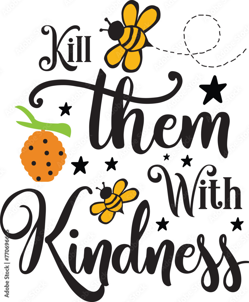 kill them with kindness spring svg design kill them with kindness spring svg design