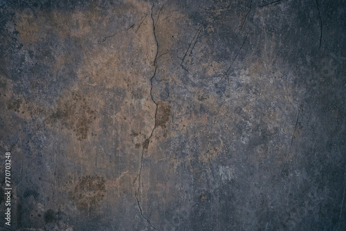 Dark old concrete wall for background.