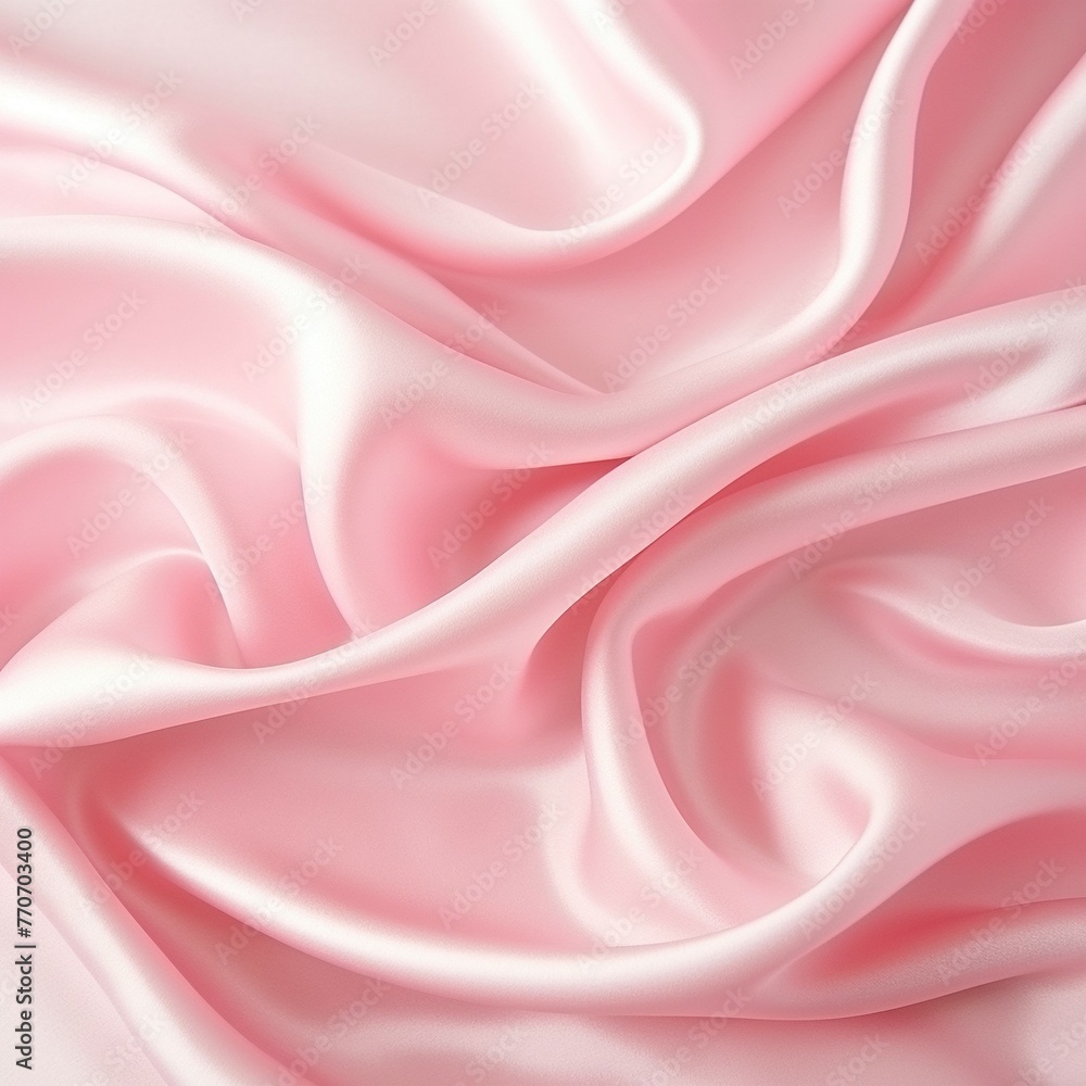 Pink silk fabric. Texture fabric with bends. High quality stock photo. Background stock photo. AI Generation Pink silk fabric. Texture fabric with bends. High quality stock photo. Background stock photo. AI Generation