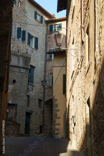 Historic buildings of Cortona  Tuscany  Italy