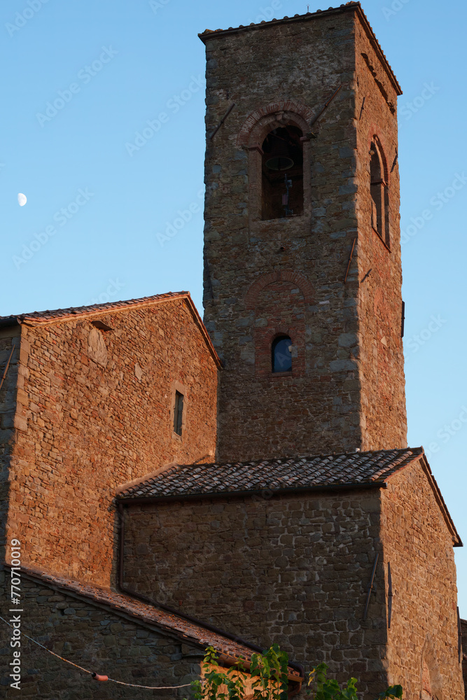 Historic buildings of Cortona, Tuscany, Italy