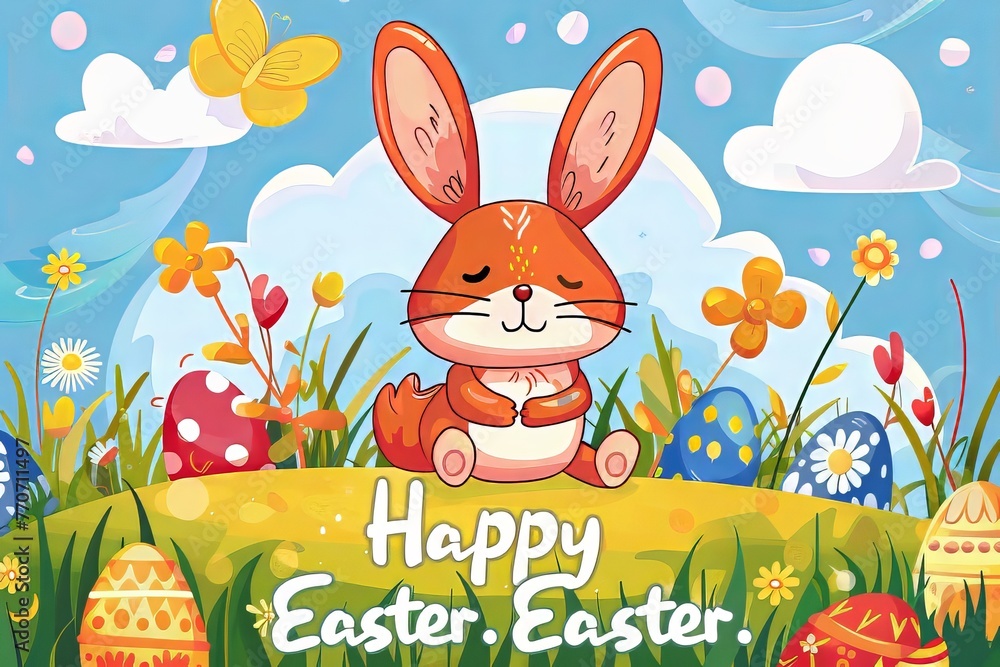 Easter Greetings: cute clip art with phrases like Easter Greetings: cute clip art with phrases like