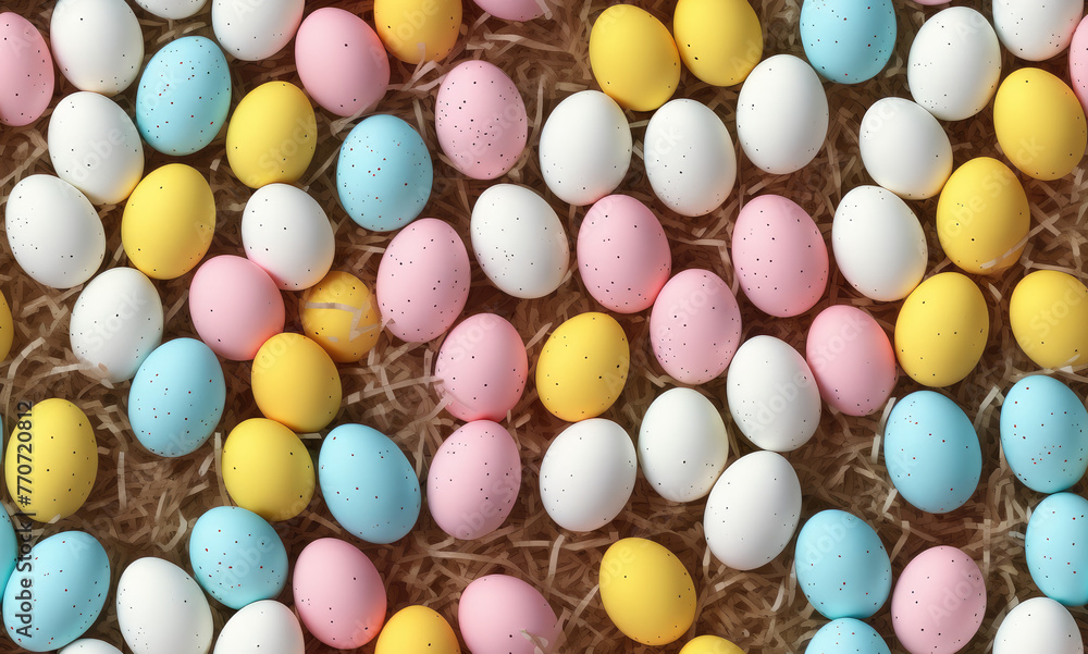 Easter. Abstract seamless pattern. AI generated.
Easter. Abstract seamless pattern. AI generated.