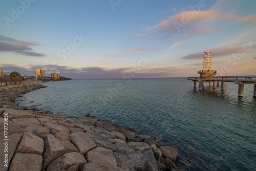 Brant Street Pier in Burlington, Ontario, Canada photo