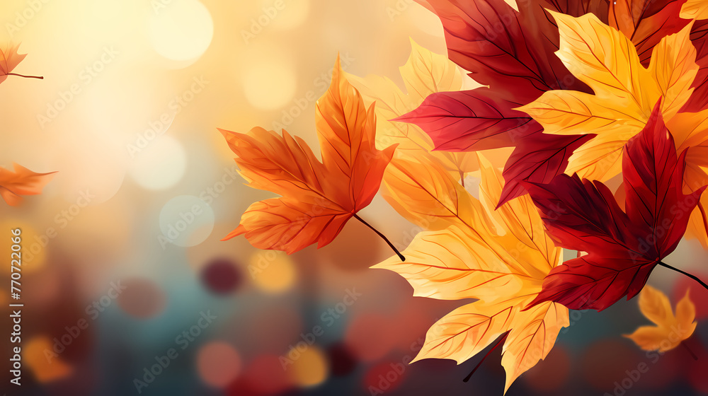 Fallen leaves in the woods in autumn Fallen leaves in the woods in autumn