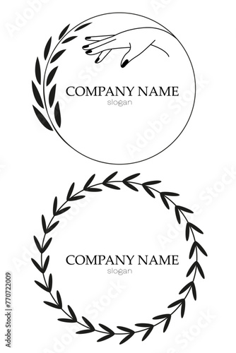 Logos Company Name Slogan Nail