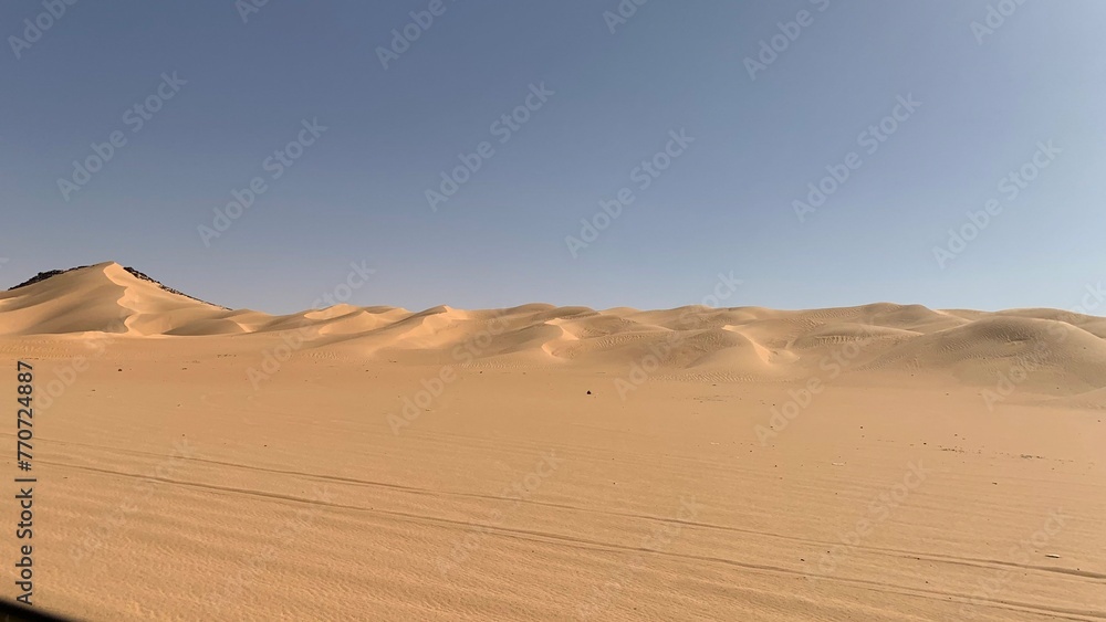 sands in Libyan Desert