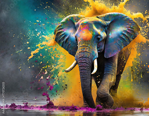 Lively elephant © PRILL Mediendesign