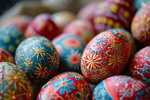 easter has arrived and some of the eggs are decorated i 84bff699-e9b1-4db4-9221-14c174cf1017 photo