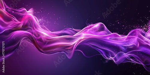 Abstract background, organic, flowing, vibrant purple background