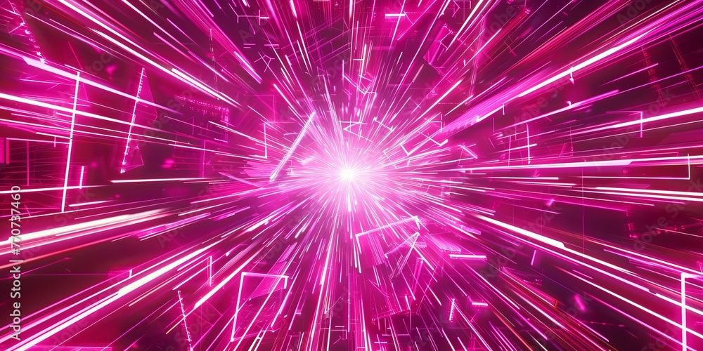 Abstract background, retro-futuristic, neon, electric pink background Abstract background, retro-futuristic, neon, electric pink background