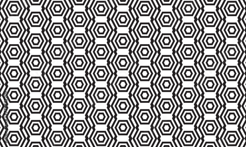 Embrace timeless elegance with this captivating black and white geometric pattern. Perfect for adding sophistication to your designs.
