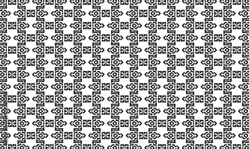 Embrace timeless elegance with this captivating black and white geometric pattern. Perfect for adding sophistication to your designs.