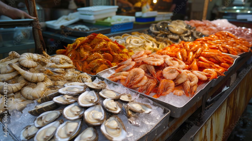 Seafood Galore: Market Scenes