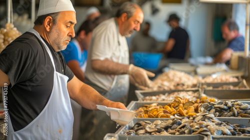 Capturing Market Life: Seafood Aplenty