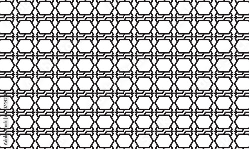 Embrace timeless elegance with this captivating black and white geometric pattern. Perfect for adding sophistication to your designs.