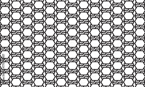 Embrace timeless elegance with this captivating black and white geometric pattern. Perfect for adding sophistication to your designs.