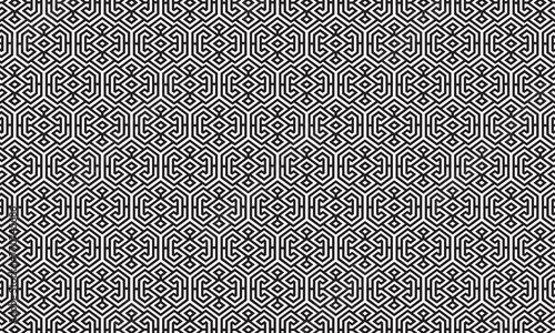 Embrace timeless elegance with this captivating black and white geometric pattern. Perfect for adding sophistication to your designs.