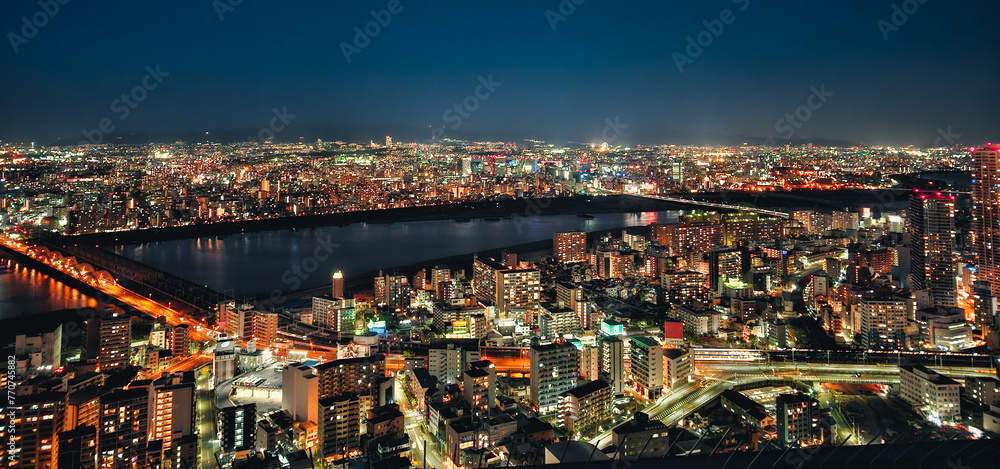 Lights From Buildings In Tokyo Seen From Above Lights From Buildings In Tokyo Seen From Above