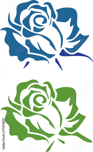 Rose Flower Design for Embroidery