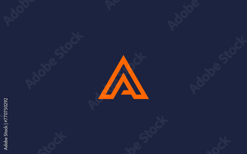 letter aa logo icon design vector design template inspiration