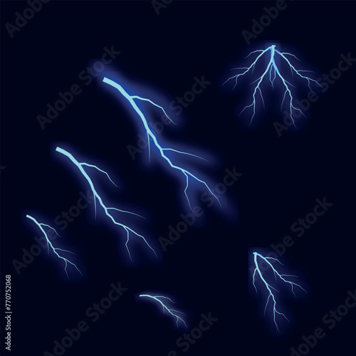 lightning vector illustration