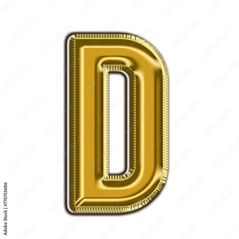 Text balloon  Golden 