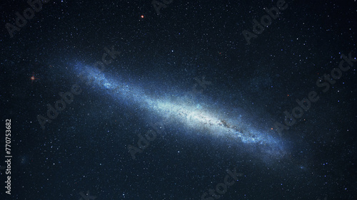 Dark night sky Milky Way and stars on a dark background. Starry sky. Star universe background, Stardust in deep universe, Milky way galaxy,