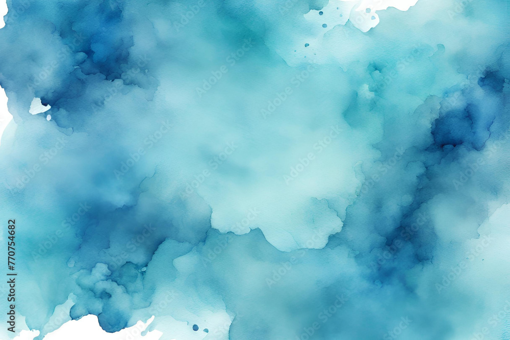 abstract blue watercolor background. - 9