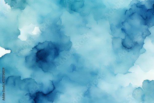 abstract blue watercolor background. - 12