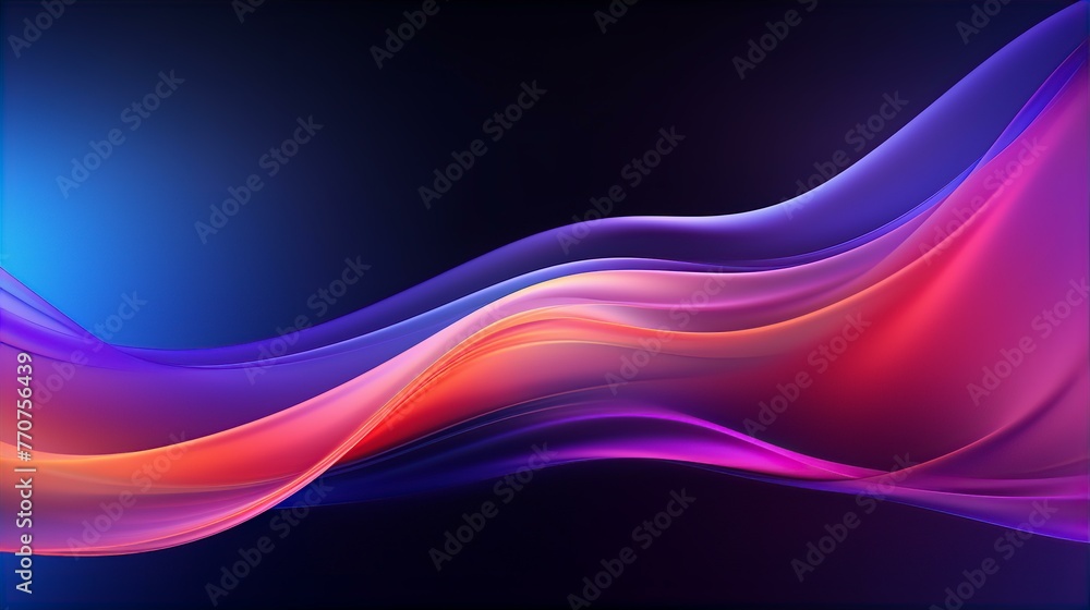 Fototapeta premium neon, abstract, background, flowing, lines, dynamic, waves, art, design, motion, vibrant, pattern, curves, energy, abstract art