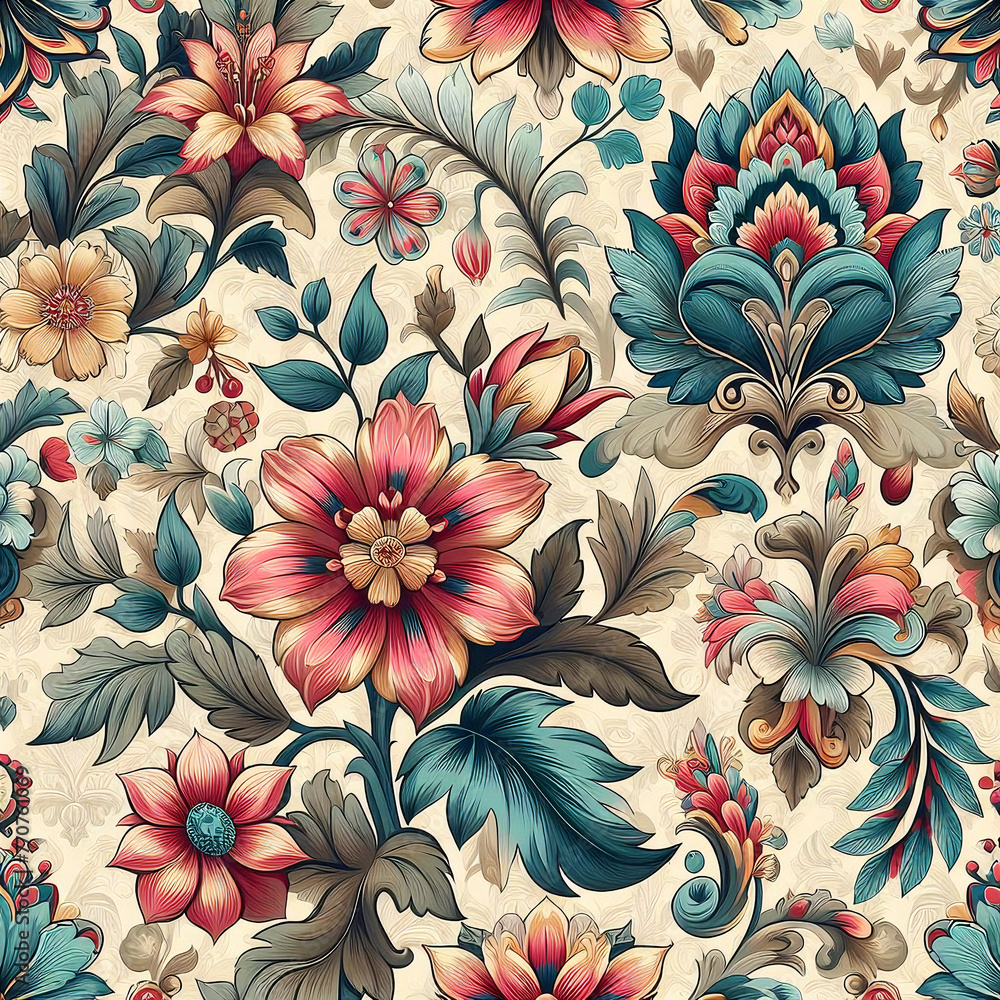 seamless flower pattern seamless flower pattern