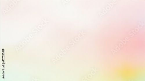 Blurred White mint green, peach orange and white silver colors bokeh background