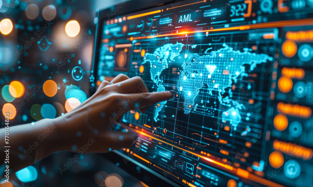 Aml Technology Map Compliance Officer Implements Global Anti-Money Laundering (AML ...