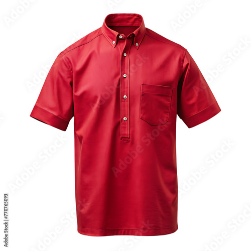 red male polo shirt in different view png © msroster