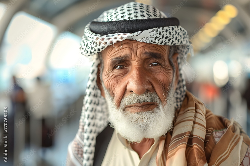 old man waiting in airport terminal old man waiting in airport terminal